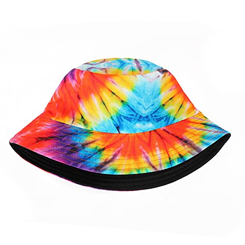 MengPa Unisex Bucket Hat Men Women Summer Travel Sun Fisherman Hats Reversible