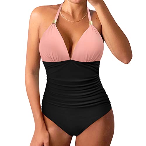 RXRXCOCO Women Tummy Control Bathing Suits for Women Plus Size Swimsuit One Piece Swimwear