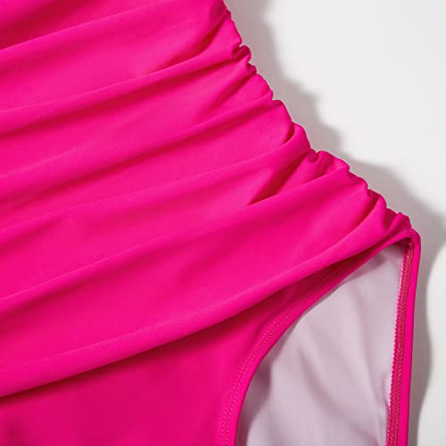 RXRXCOCO Women Tummy Control Bathing Suits for Women Plus Size Swimsuit One Piece Swimwear