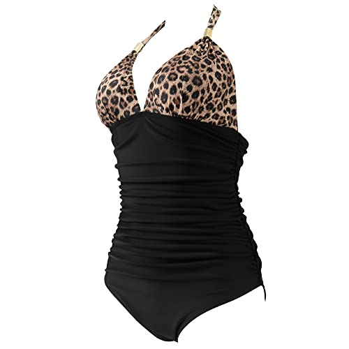 RXRXCOCO Women Tummy Control Bathing Suits for Women Plus Size Swimsuit One Piece Swimwear