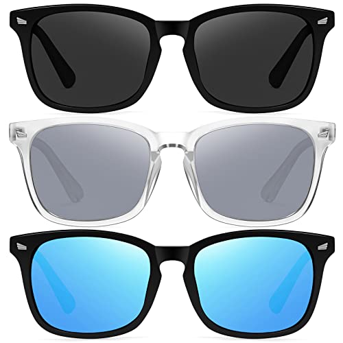 Ougenni Sunglasses Womens Trendy Classic Retro Style Polarized Sunglasses for Women and Men UV Protection