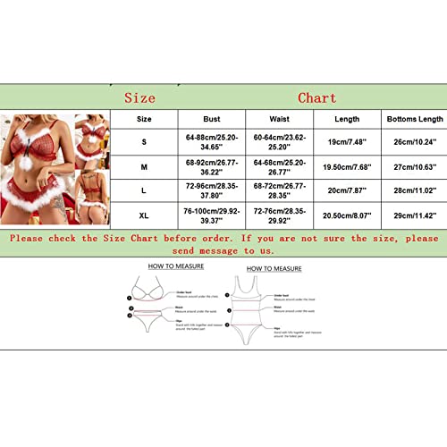XNBZW Mrs Claus Lingerie Christmas Costume Miss Santa Nightwear Babydoll Sexy Outfits Women UK Naughty Christmas Lingerie Bodysuit Xmas Teddy Dress Sexy Lingerie for Women Sets