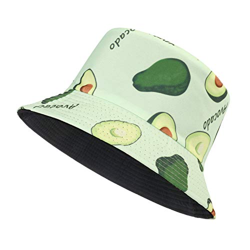 MengPa Unisex Bucket Hat Men Women Summer Travel Sun Fisherman Hats Reversible