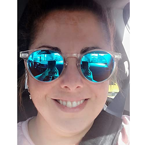 CARFIA Polarised Womens Sunglasses Vintage UV400 Protection Acetate Frame