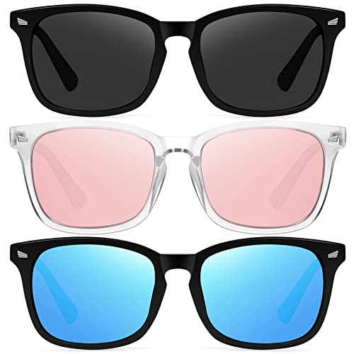Ougenni Sunglasses Womens Trendy Classic Retro Style Polarized Sunglasses for Women and Men UV Protection