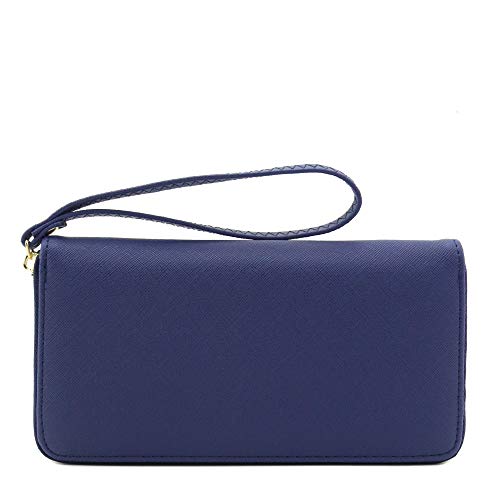 2pcs Set Classic Triple Zip Top Handle Small Satchel Bag with Zip Around Wallet