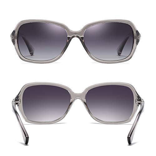 AOMASTE Retro Square Polarized Sunglasses for Women 100% UV400 Protection Lens Driving Outdoor Eyewear