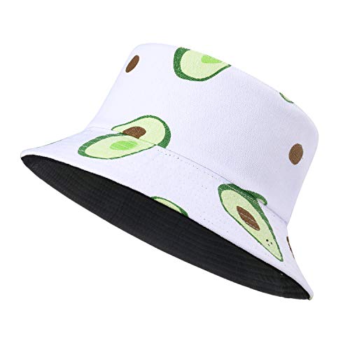 MengPa Unisex Bucket Hat Men Women Summer Travel Sun Fisherman Hats Reversible