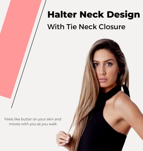 Womens Halterneck Sleeveless Jumpsuit Playsuit Romper Wide Leg Dress Fashion Elegant