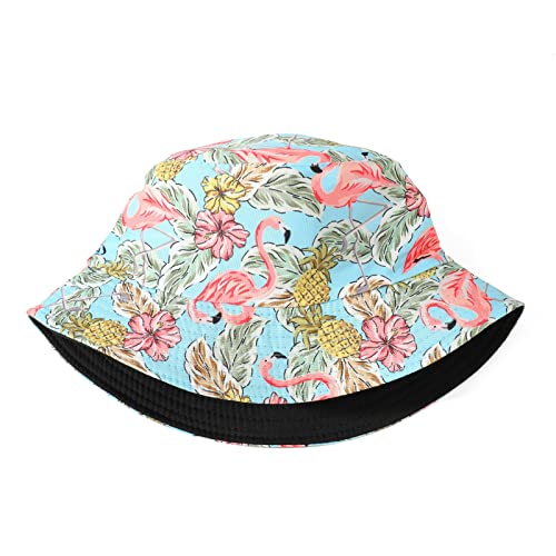 MengPa Unisex Bucket Hat Men Women Summer Travel Sun Fisherman Hats Reversible