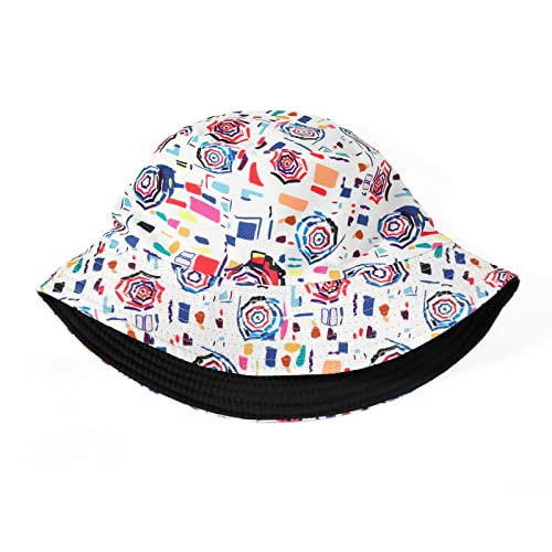 MengPa Unisex Bucket Hat Men Women Summer Travel Sun Fisherman Hats Reversible