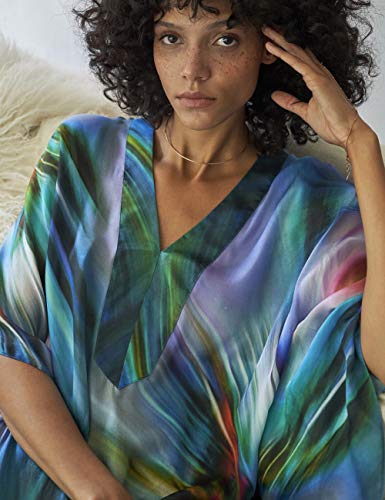 Bsubseach Swimsuit Cover Up for Swimwear Women Kaftan Dresses Summer Caftan with Drawstring