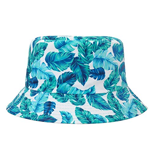 MengPa Unisex Bucket Hat Men Women Summer Travel Sun Fisherman Hats Reversible
