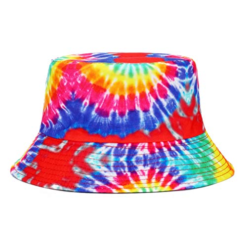 MengPa Unisex Bucket Hat Men Women Summer Travel Sun Fisherman Hats Reversible