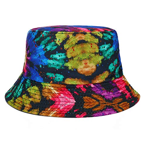 MengPa Unisex Bucket Hat Men Women Summer Travel Sun Fisherman Hats Reversible