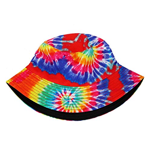 MengPa Unisex Bucket Hat Men Women Summer Travel Sun Fisherman Hats Reversible
