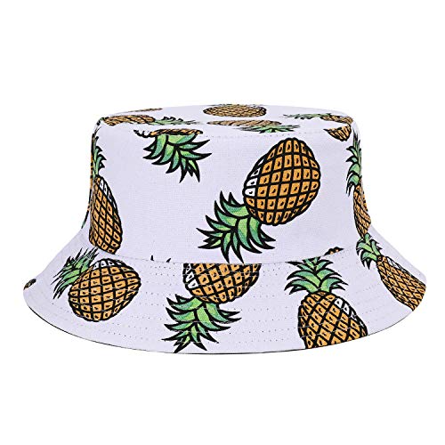 MengPa Unisex Bucket Hat Men Women Summer Travel Sun Fisherman Hats Reversible