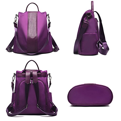 Charmore Women Backpack Ladies Rucksack Waterproof Nylon School bags Anti-theft Dayback Shoulder Bags