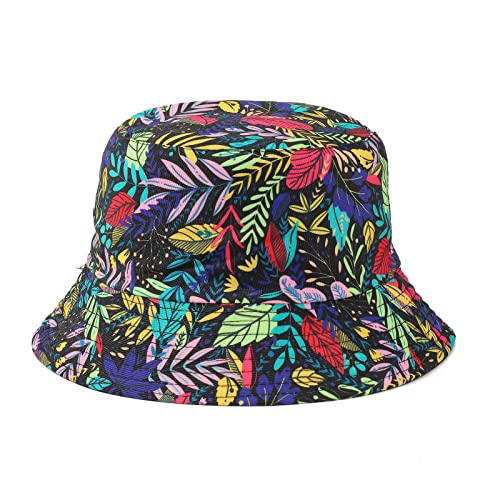MengPa Unisex Bucket Hat Men Women Summer Travel Sun Fisherman Hats Reversible