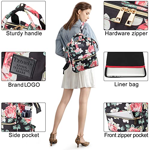 Mini Women Backpack, Small Laptop Backpack, Stylish College School Casual Daypack Bookbag, Work Bags Shopping Light Weight Rucksack For Girls Student Teacher Fits