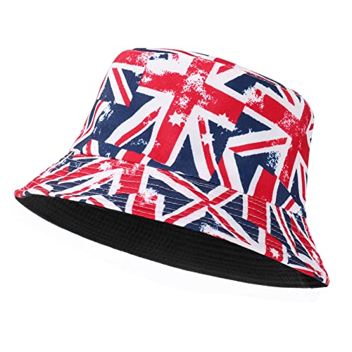 MengPa Unisex Bucket Hat Men Women Summer Travel Sun Fisherman Hats Reversible