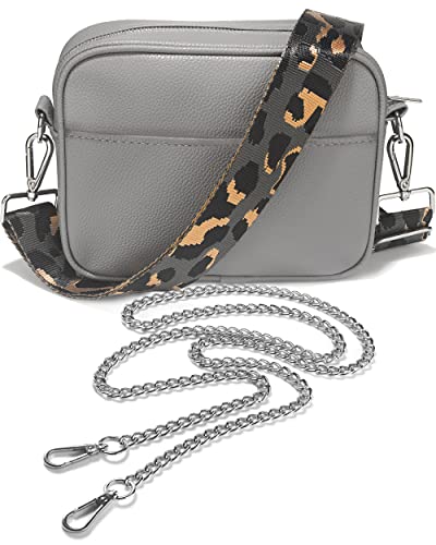 Lily England Ladies Cross Body Bag - Handbag with Adjustable Wide Strap & Gold Purse Chain - Multipurpose Shoulder & Crossbody Bags for Women