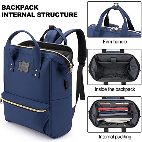 Mini Women Backpack, Small Laptop Backpack, Stylish College School Casual Daypack Bookbag, Work Bags Shopping Light Weight Rucksack For Girls Student Teacher Fits