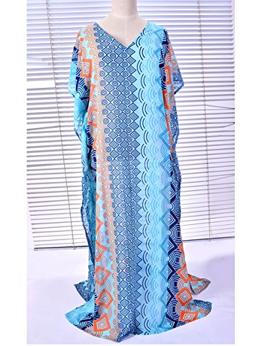 Bsubseach Chiffon Print Shirt Dress Beach Cover Up Loose Turn Down Collar Long Sleeve Bikini Kaftan Cover Ups for Swimwear Women