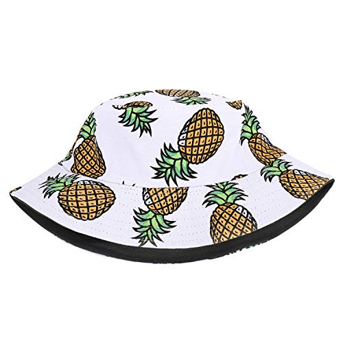 MengPa Unisex Bucket Hat Men Women Summer Travel Sun Fisherman Hats Reversible