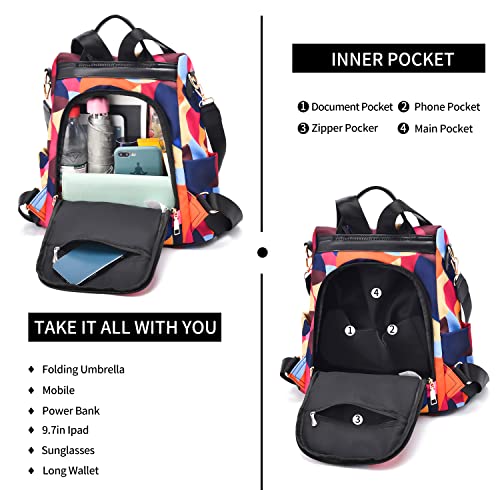 shepretty Women's Backpacks Anti-Theft Rucksack Shoulder Bags
