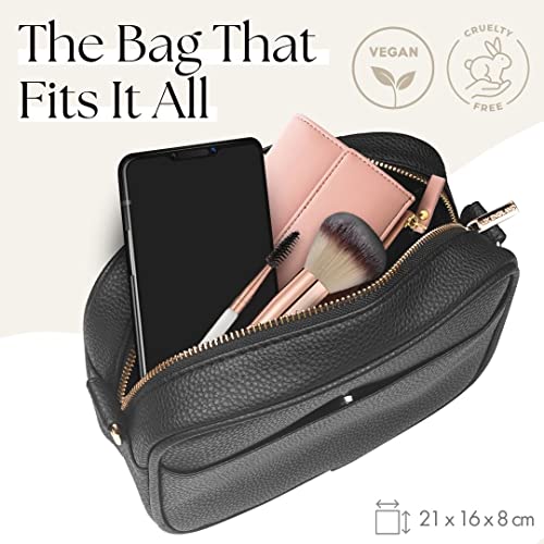 Lily England Ladies Cross Body Bag - Handbag with Adjustable Wide Strap & Gold Purse Chain - Multipurpose Shoulder & Crossbody Bags for Women