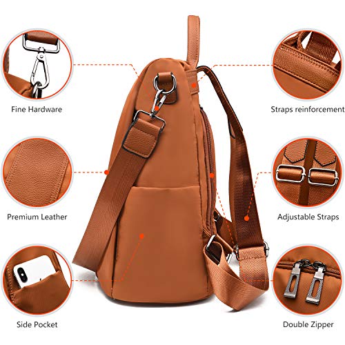 Charmore Women Backpack Ladies Rucksack Waterproof Nylon School bags Anti-theft Dayback Shoulder Bags