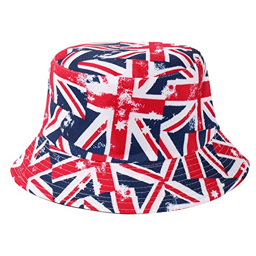 MengPa Unisex Bucket Hat Men Women Summer Travel Sun Fisherman Hats Reversible