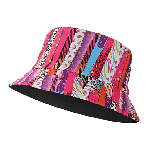 MengPa Unisex Bucket Hat Men Women Summer Travel Sun Fisherman Hats Reversible