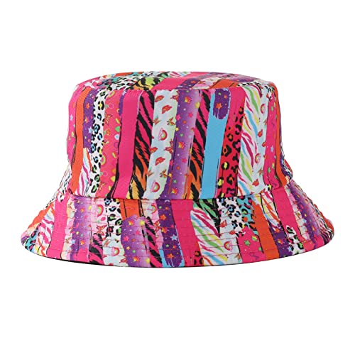 MengPa Unisex Bucket Hat Men Women Summer Travel Sun Fisherman Hats Reversible