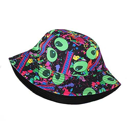 MengPa Unisex Bucket Hat Men Women Summer Travel Sun Fisherman Hats Reversible