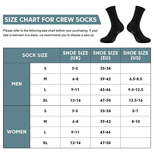 coskefy Cotton Sports Socks Cushioned Running Socks Trainer Socks for Men Women Walking Hiking Trekking Socks, 6 Pairs x black