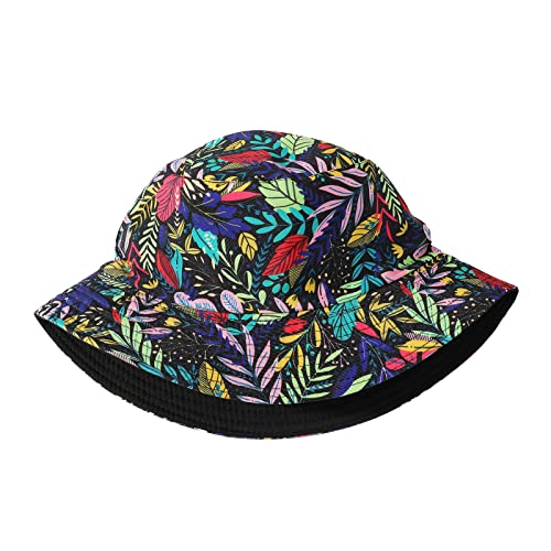 MengPa Unisex Bucket Hat Men Women Summer Travel Sun Fisherman Hats Reversible