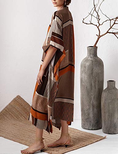 Bsubseach Swimsuit Cover Up for Swimwear Women Kaftan Dresses Summer Caftan with Drawstring