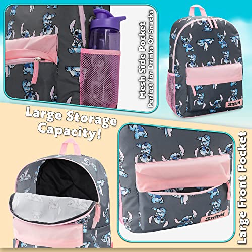 Disney Backpack for Girls, Stitch School Bags for Girls