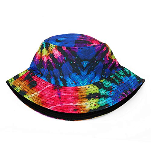 MengPa Unisex Bucket Hat Men Women Summer Travel Sun Fisherman Hats Reversible