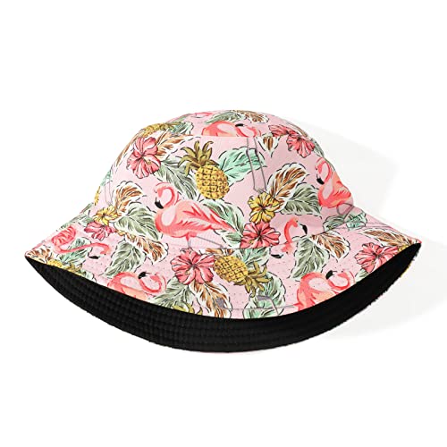 MengPa Unisex Bucket Hat Men Women Summer Travel Sun Fisherman Hats Reversible