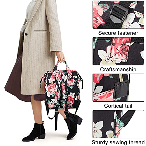 Mini Women Backpack, Small Laptop Backpack, Stylish College School Casual Daypack Bookbag, Work Bags Shopping Light Weight Rucksack For Girls Student Teacher Fits